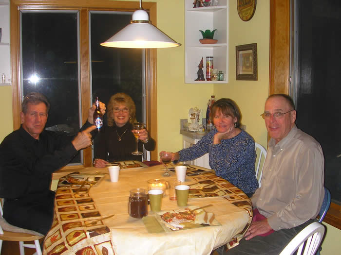 Grunewalds and Lowerys at 2007 Fall Dinner Party